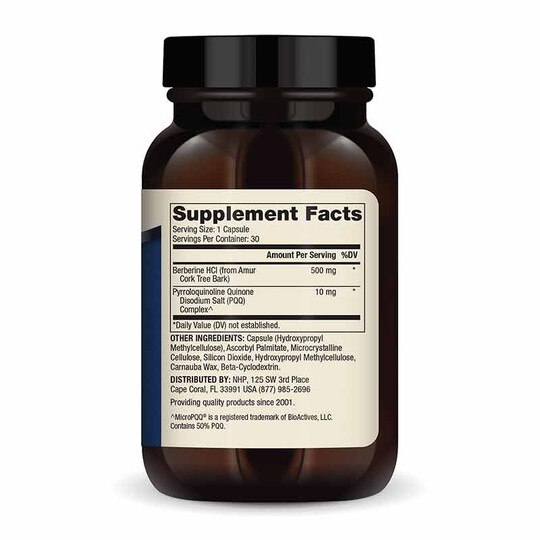 Berberine and MicroPQQ Advanced, DRM